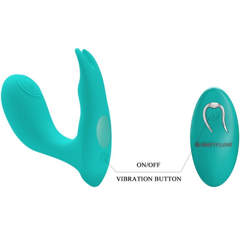 Telecomando Idabelle Vibrazione E Pulsazione Blu - PRETTY LOVE BOTTOM - Plug e Catene Anali | erosidea.com