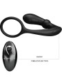 Vibratore Anello Anale E Warren Black - PRETTY LOVE BOTTOM - Anelli Fallici | erosidea.com