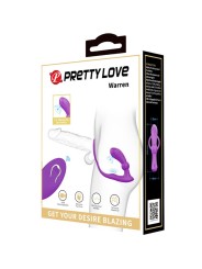 Vibratore Anello Anale E Warren Viola - PRETTY LOVE BOTTOM - Anelli Fallici | erosidea.com