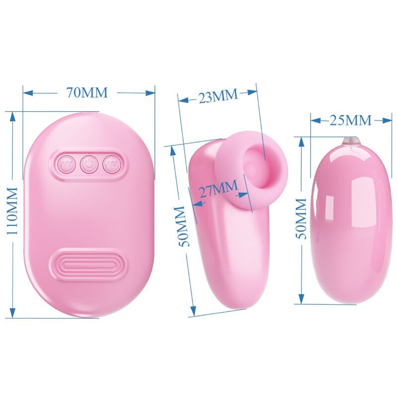 Proiettile Vibrante Magic Box E Stimolatore Rosa - PRETTY LOVE SMART - Stimolatori | erosidea.com