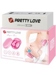 Proiettile Vibrante Magic Box E Stimolatore Rosa - PRETTY LOVE SMART - Stimolatori | erosidea.com