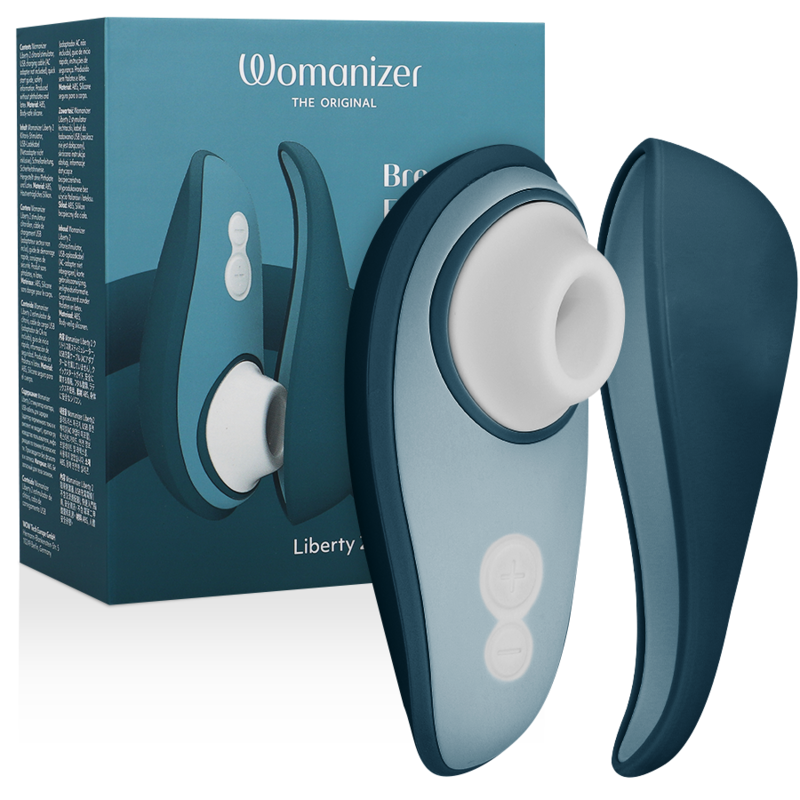 Womanizer - Liberty 2 Stimolatore Clitoride & Ventosa Blu - WOMANIZER - Succhia Clitoride | erosidea.com