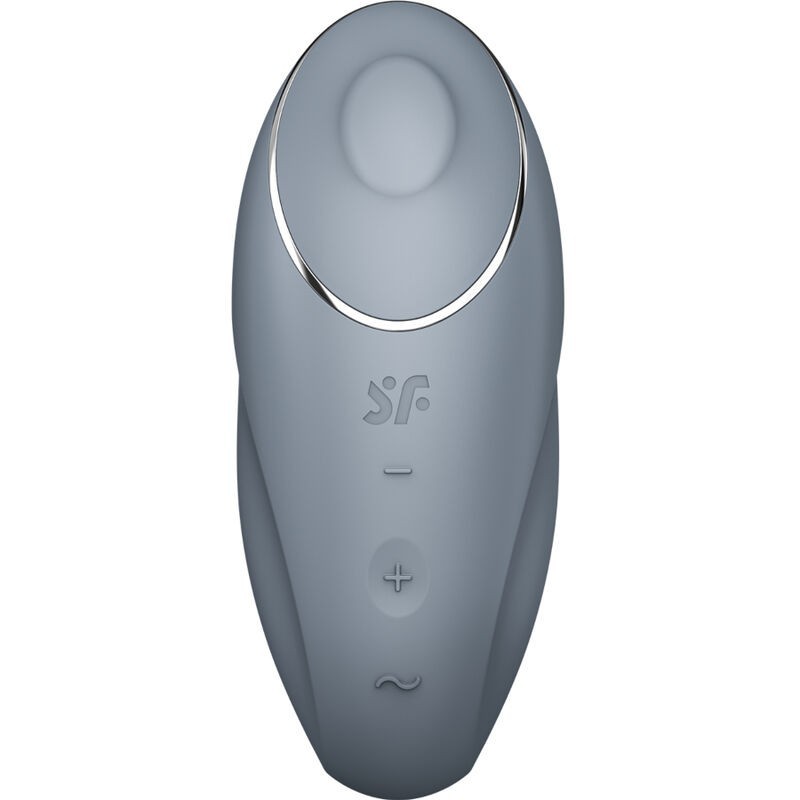 Vibratore Tap & Climax 1 Clitoride Lay-On Grigio - SATISFYER LAYONS - Vibratori Clitoride | erosidea.com