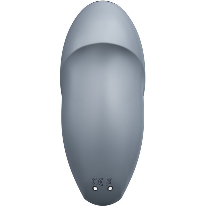 Vibratore Tap & Climax 1 Clitoride Lay-On Grigio - SATISFYER LAYONS - Vibratori Clitoride | erosidea.com