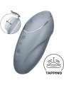 Vibratore Tap & Climax 1 Clitoride Lay-On Grigio - SATISFYER LAYONS - Vibratori Clitoride | erosidea.com