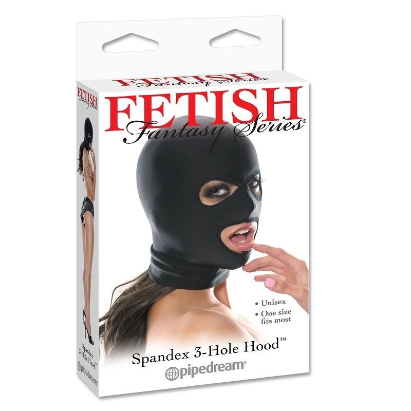 Fetish Fantasy Series - Cappuccio 3 Fori In Spandex - FETISH FANTASY SERIES - Maschere e Cappucci | erosidea.com