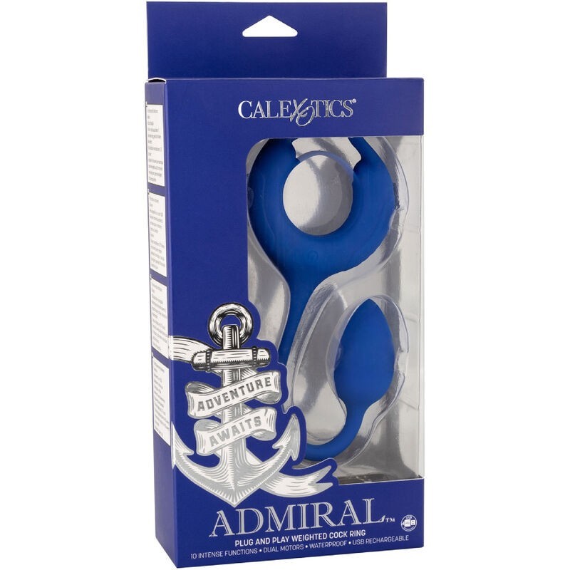 Calexotics - Admiral Anello Per Pene Pesato Blu - CALEXOTICS - Anelli Fallici | erosidea.com