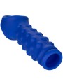 Calexotics - Admiral Copertura Per Pene Con Perline In Silicone Liquido Blu - CALEXOTICS - Guaine e Prolunghe | erosidea.com