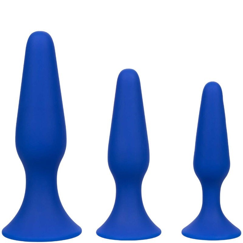 Calexotics - Admiral Kit 3 Plug Anali Blu - CALEXOTICS - Plug e Catene Anali | erosidea.com