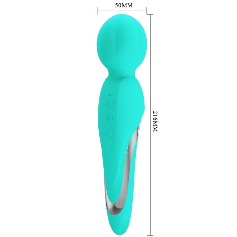 Wand Vibrante Walter Verde Acqua - PRETTY LOVE FLIRTATION - Magic Wand | erosidea.com