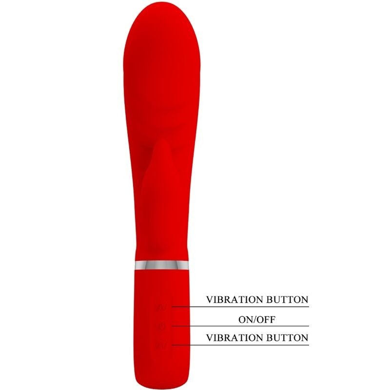 Vibratore Multifunzione G-Spot Prescott Rosso - PRETTY LOVE FLIRTATION - Vibratori punto G | erosidea.com
