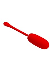 Uovo Vibrante Julius Impermeabile-Ricaricabile Rosso - PRETTY LOVE SMART - Vibratori Mini | erosidea.com