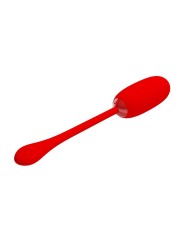 Uovo Vibrante Julius Impermeabile-Ricaricabile Rosso - PRETTY LOVE SMART - Vibratori Mini | erosidea.com