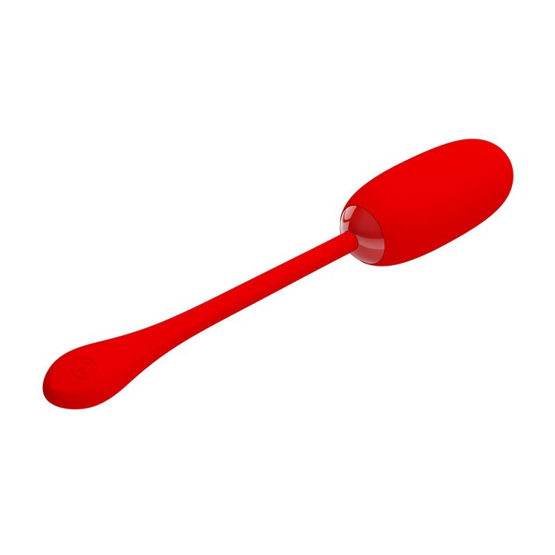 Uovo Vibrante Julius Impermeabile-Ricaricabile Rosso - PRETTY LOVE SMART - Vibratori Mini | erosidea.com