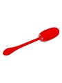Uovo Vibrante Julius Impermeabile-Ricaricabile Rosso - PRETTY LOVE SMART - Vibratori Mini | erosidea.com