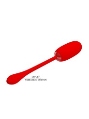 Uovo Vibrante Julius Impermeabile-Ricaricabile Rosso - PRETTY LOVE SMART - Vibratori Mini | erosidea.com
