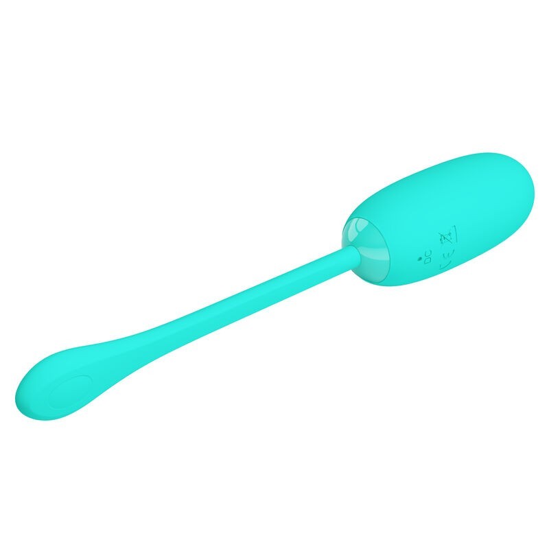 Uovo Vibrante Julius Impermeabile-Ricaricabile Verde Acqua - PRETTY LOVE SMART - Vibratori Mini | erosidea.com