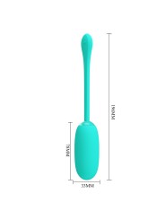 Uovo Vibrante Julius Impermeabile-Ricaricabile Verde Acqua - PRETTY LOVE SMART - Vibratori Mini | erosidea.com