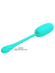 Uovo Vibrante Julius Impermeabile-Ricaricabile Verde Acqua - PRETTY LOVE SMART - Vibratori Mini | erosidea.com