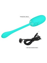 Uovo Vibrante Julius Impermeabile-Ricaricabile Verde Acqua - PRETTY LOVE SMART - Vibratori Mini | erosidea.com