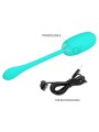 Uovo Vibrante Julius Impermeabile-Ricaricabile Verde Acqua - PRETTY LOVE SMART - Vibratori Mini | erosidea.com