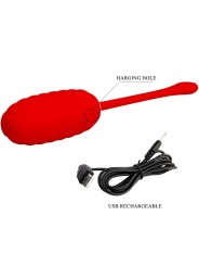 Uovo Vibrante Ricaricabile Kirk Rosso - PRETTY LOVE SMART - Vibratori Mini | erosidea.com