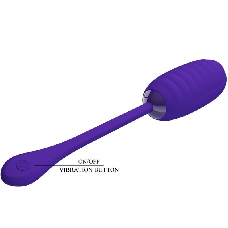 Uovo Vibrante Ricaricabile Kirk Viola - PRETTY LOVE SMART - Vibratori Mini | erosidea.com