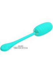 Uovo Vibrante Ricaricabile Kirk Verde Acqua - PRETTY LOVE SMART - Vibratori Mini | erosidea.com