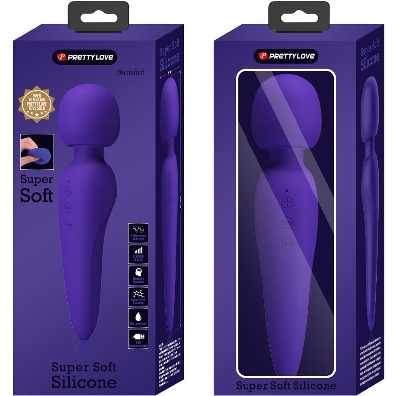 Pretty Love - Massaggiatore Meredith 12 Modalit Di Vibrazione Viola - PRETTY LOVE SMART - Vibratori | erosidea.com