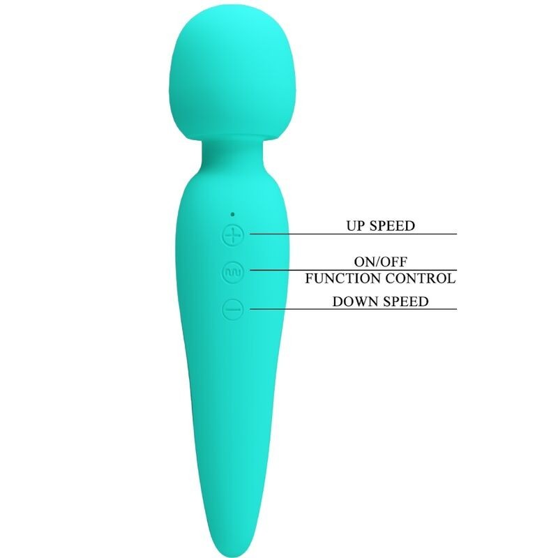 Massaggiatore Meredith 12 Modalit Di Vibrazione Verde Acqua - PRETTY LOVE SMART - Vibratori | erosidea.com