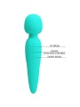 Massaggiatore Meredith 12 Modalit Di Vibrazione Verde Acqua - PRETTY LOVE SMART - Vibratori | erosidea.com