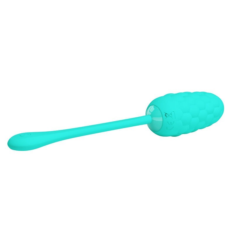 Uovo Vibrante Con Texture Marina Ricaricabile Verde Acqua - PRETTY LOVE SMART - Vibratori Mini | erosidea.com