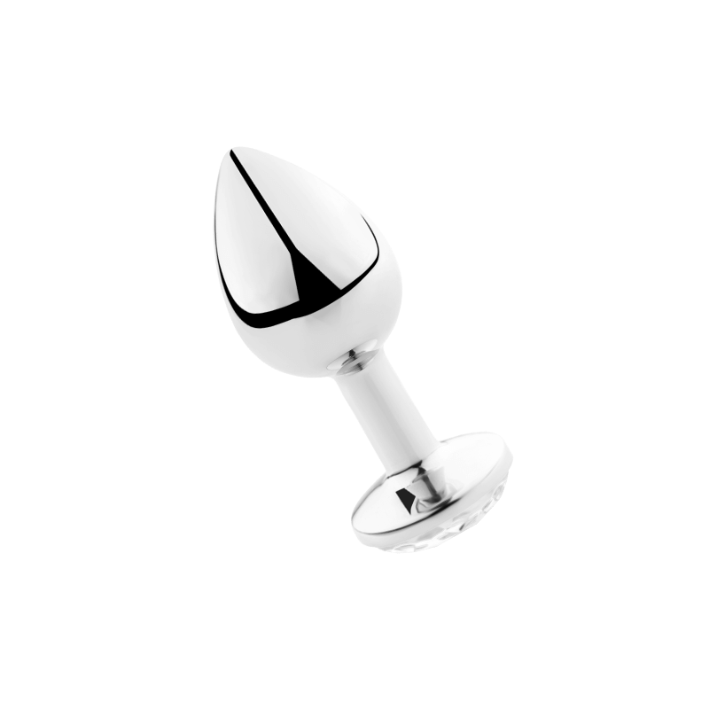 Secretplay - Plug Anale Trasparente Alluminio 8 Cm - SECRETPLAY TOYS - Plug e Catene Anali | erosidea.com