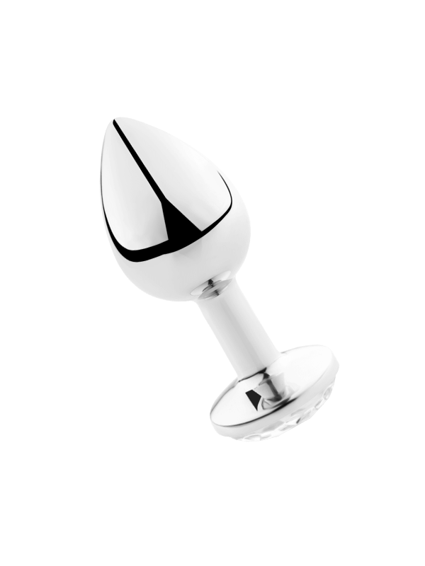 Secretplay - Plug Anale Trasparente Alluminio 8 Cm - SECRETPLAY TOYS - Plug e Catene Anali | erosidea.com