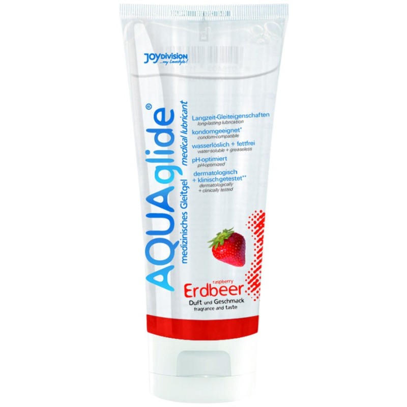 Joydivision Aquaglide - Lubrificante Alla Fragola 100 Ml - JOYDIVISION AQUAGLIDE - Aromatizzati e Commestibili | erosidea.com