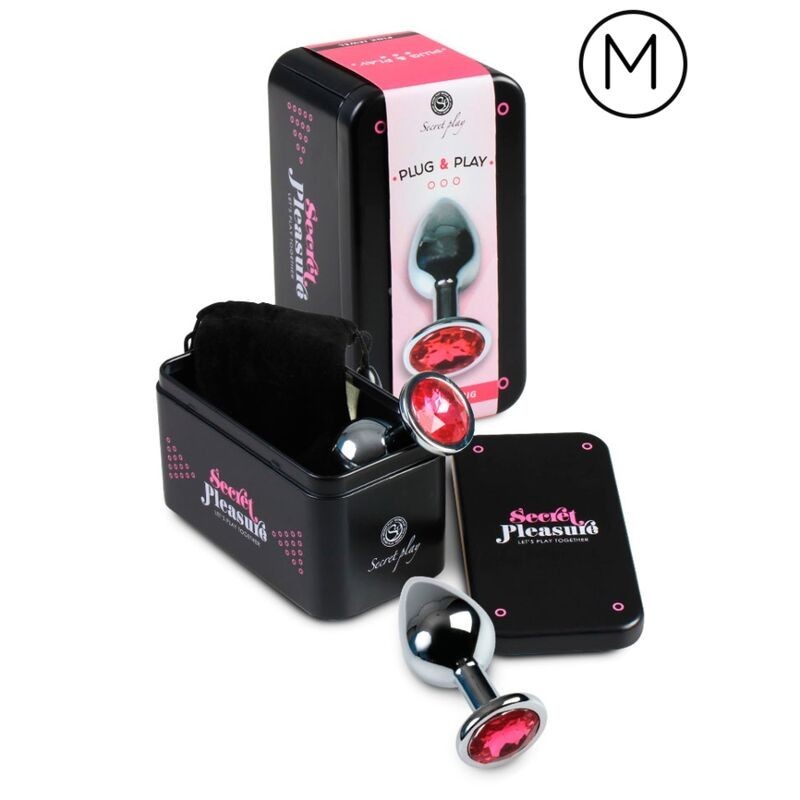 Secretplay - Plug Anale Fucsia 8 Cm - SECRETPLAY TOYS - Plug e Catene Anali | erosidea.com