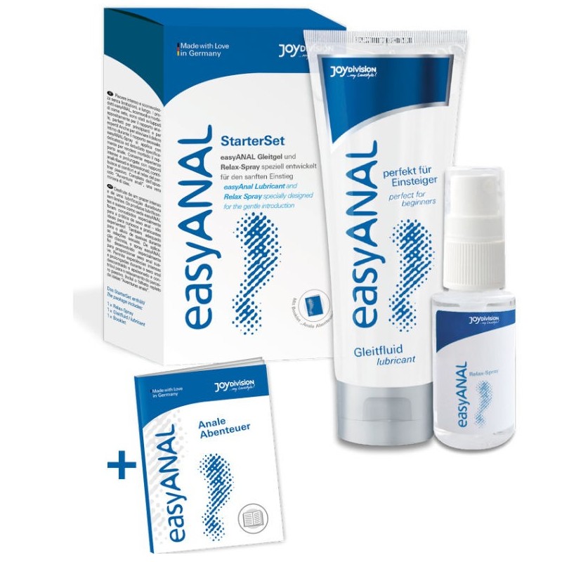 Joydivision Easyanal - Starter Set Lubrificante + Relax Spray - JOYDIVISION EASYANAL - Anali | erosidea.com