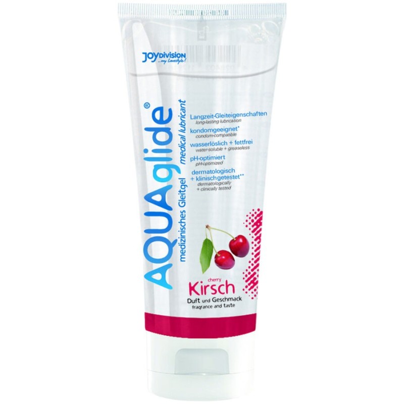 Joydivision Aquaglide - Lubrificante Ciliegia 100 Ml - JOYDIVISION AQUAGLIDE - Aromatizzati e Commestibili | erosidea.com