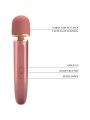 Massaggiatore 7 Modalit Di Vibrazione Rosa - PRETTY LOVE SMART - Magic Wand | erosidea.com