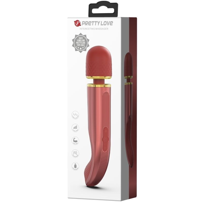 Massaggiatore 7 Modalit Di Vibrazione Rosa - PRETTY LOVE SMART - Magic Wand | erosidea.com