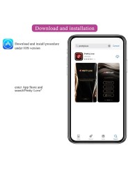 App Jayleen Vibrator Telecomando Viola - PRETTY LOVE LED - Stimolatori | erosidea.com