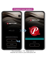 App Jayleen Vibrator Telecomando Viola - PRETTY LOVE LED - Stimolatori | erosidea.com