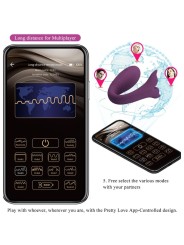 App Jayleen Vibrator Telecomando Viola - PRETTY LOVE LED - Stimolatori | erosidea.com