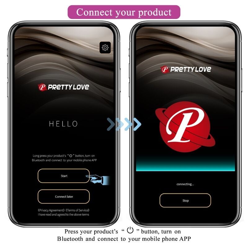 Catalina Vibrator App Telecomando Viola - PRETTY LOVE LED - Stimolatori | erosidea.com