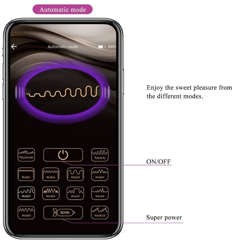 App Elvira Kegel Balls Telecomando Viola - PRETTY LOVE - Stimolatori | erosidea.com