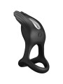 Silas Anello Per Pene Vibrante 7 Vibrazioni In Silicone Nero - PRETTY LOVE MALE - Masturbatori | erosidea.com