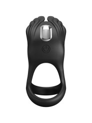 Silas Anello Per Pene Vibrante 7 Vibrazioni In Silicone Nero - PRETTY LOVE MALE - Masturbatori | erosidea.com