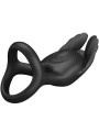 Silas Anello Per Pene Vibrante 7 Vibrazioni In Silicone Nero - PRETTY LOVE MALE - Masturbatori | erosidea.com
