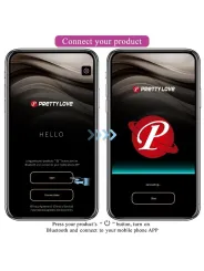 Billy Telecomando Vibrazione Viola App Gratuita - PRETTY LOVE - Vibratori con App | erosidea.com