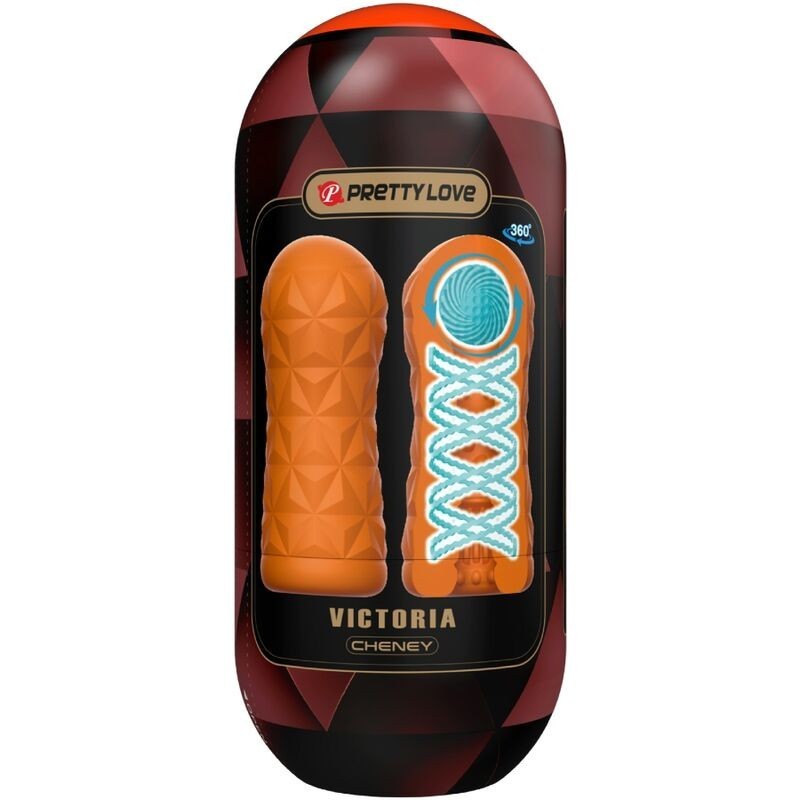 Masturbatore Victoria Cheney Arancione - PRETTY LOVE MALE - Magic Wand | erosidea.com